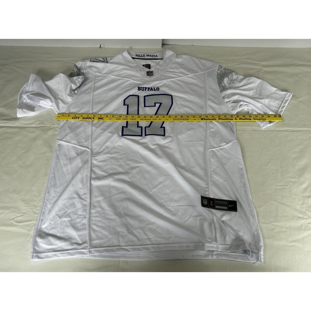 Nike Dri Fit NFL Buffalo Bills Josh Allen #17 Vapor Rivalries Jersey Adult 4XL - Picture 9 of 16